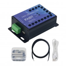 FS-16P 16-Channel High Precision Calibration Fast LED Analyzer HSI/RGB/XY Chroma/Main Wavelength LED Tester