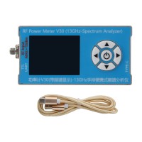V30 RF Power Meter USB Type-C with Spectrum Display 5MHz-13GHz Portable Handheld Spectrum Analyzer
