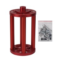 TeSeek MT-6 195mm (7.7") EQ Mount Pier Extension (Red) for Sky-Watcher EQ6 and 3/8" Screw Tripods