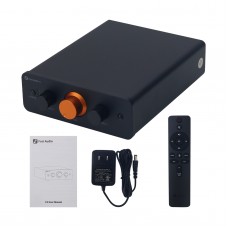 Fosi Audio P4 Mini Preamplifier Preamp w/ Bypass Function Adjustable Gains & 3 Groups of RCA Inputs