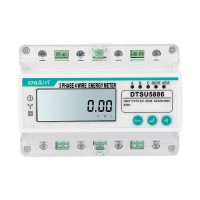 CHLIUYI DTSU5886 3-Phase 4-Wire 7P Energy Meter Electricity Meter (10-100A Version with RS485 Ports)