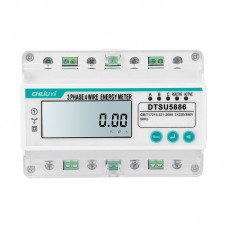 CHLIUYI DTSU5886 3-Phase 4-Wire 7P Energy Meter Electricity Meter (10-100A Version with RS485 Ports)