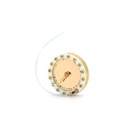 U81 Condenser Microphone Capsule Ultra-Thin 34mm Gold-Plated Diaphragm Mic Capsule -35±2dB Sensitivity