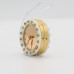 U87 Condenser Mic Capsule 34mm Pure Gold Diaphragm -36±2dB Sensitivity for Live Streaming & Recording