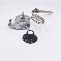 ARB-33-204Q Fryer Thermostat RX-1-36 Replacement 204°C 0.67A 5V DC (1/4" NPT 200°F-400°F) + Knob