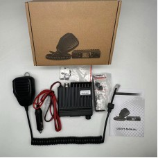 HamGeek CB-27 27MHz Mobile Radio AM/FM Transceiver with Handheld Microphone for Citizen Band