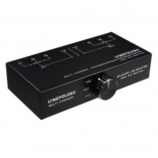 B073 1-IN 3-OUT Audio Switch Fully Balanced XLR Audio Source Signal Selector Passive Stereo Selector