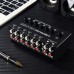 B080 6-IN 2-OUT Audio Switcher RCA Stereo Signal Source Selection Switcher Plug and Play L/R Simultaneous Switch