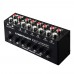 B080 6-IN 2-OUT Audio Switcher RCA Stereo Signal Source Selection Switcher Plug and Play L/R Simultaneous Switch