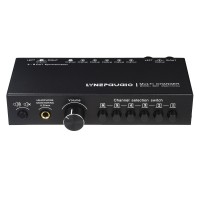 B080 6-IN 3-OUT Audio Switcher XLR RCA Stereo Signal Source Selection Switcher Plug and Play L/R Simultaneous Switch