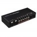 B081 6-IN 3-OUT Audio Switcher XLR RCA Stereo Signal Source Selection Switcher Plug and Play L/R Simultaneous Switch