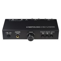 B082 3-IN 3-OUT Fully Balanced Audio Switcher XLR RCA Stereo Signal Source Selection Switcher Active Speaker Volume Adjuster