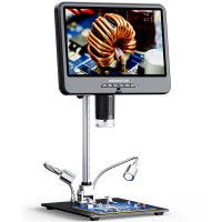 AD208SE 4K UHD HDMI-compatible Digital 1500X Electronic Microscope with 10.1-inch LCD for Electronics Repairing