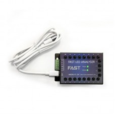 FS-12F 12-Channel Fast LED Analyzer Color Sensor Automatic LED Tester for Electronics LED Color and Brightness Automated Testing