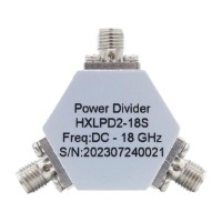HXLPD2-18S DC-18GHz One to Two Wideband Resistive Power Divider Micro-band Power Splitter with SMA Female Connector