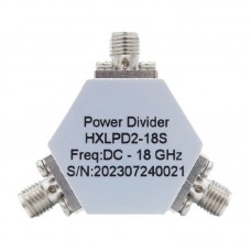 HXLPD2-18S DC-18GHz One to Two Wideband Resistive Power Divider Micro-band Power Splitter with SMA Female Connector