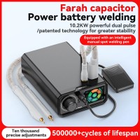 UKF10 Capacitive Plug-in Version Mini Portable Lithium Battery 18650 Spot Welder Automatic/Manual Spot Welding Machine