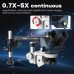 KAISI TX350S MRS Trinocular HD Microscope 7X-50X Zooming with 360° Rotating Folding Stand for Motherboard Maintenance