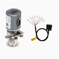 ASAIR Digital Display Pirani Vacuum Gauge KF16 to KF25 Kit with DG9 Cable Replacement for INFICON PSG500 Pirani Gauge