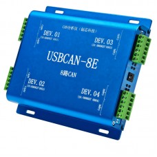 USBCAN-8E Industrial 8-Channel CAN Analyzer 480Mbps USB2.0 3KV Electrical Isolation Compatible with CAN Protocol