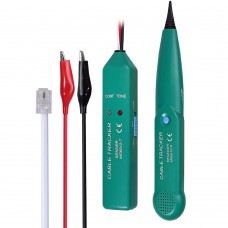 MS6812 Multi-Function Cable Tracker Cable Locator w/ Carrying Pouch & Test Leads for Telephone Lines