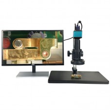 DT-VGA500 Industrial Digital Microscope with 30–180X VGA Display for Lab Electronics Inspection