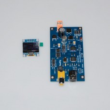 GeeDiy AK4118 Digital Receiver Board Coaxial Optical AES I2S/DSD Inputs AK4118-RX with 0.96" OLED