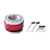Simplayer Universal Steering Wheel Quick Release (Red) for Racing Simulator Customization