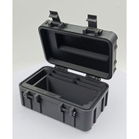 Shockproof 3D Printed Action Camera Storage Case Storage Box (Black) for DJI Action 3/4/5 Pro