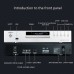 AirDance Silvery BT-450 Bluetooth5.2 CD Player Lossless OPA2604 HiFi Op Amp Stereo CD Player DTS Decoding