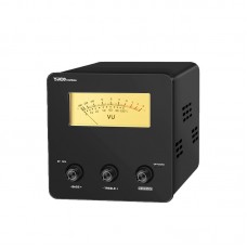 D325Max 300Wx2 TPA3255 Retro Mechanical VU Meter Digital Power Amplifier Bluetooth5.1 Built-in ES9038Q2M DAC with Power Adapter