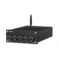 D323E TPA3223 2.1 Channel 100Wx2+200W High Power HiFi Digital Power Amplifier QCC3034 Bluetooth5.1 with DC42V Power Adapter