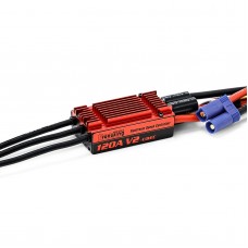 Freewing 120A V2 ESC Brushless Electric Speed Control 3-8S Input Support Reverse Brake Function Racing Drone Accessory