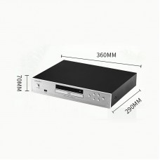 Silvery MH-P68 HiFi CD Player Bluetooth5.0 USB Lossless Audio Player Built-in DSP with 8 Sound Field Effects