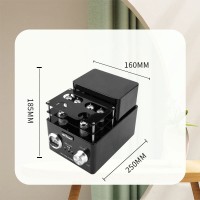Black 6P1 Push-pull Pure 4x6P1 Electronic Tube Amplifier Bluetooth5.0 HiFi Vacuum Tube Power Amplifier