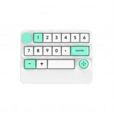 White W909 Wireless Three-mode Bluetooth Digital Keyboard Mechanical Gaming Keyboard with Joystick Support Macro Definition