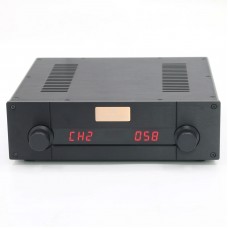 PRT12A Upgraded 2-Channel Preamplifier with Imported Capacitors & Resistors (AC 115V Input No Tubes)