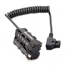 WY-F550X2 D-Tap to Dual-Sided NP-F Dummy Battery D-TAP to NP-F970 (Standard: Cable Extended to 60cm)