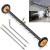 24" 4000PSI 2-In-1 Pressure Washer Undercarriage Cleaner & Water Broom – 7 Nozzles, Orange Wheels