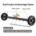 24" 4000PSI 2-In-1 Pressure Washer Undercarriage Cleaner & Water Broom – 7 Nozzles, Orange Wheels