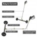 24" 4000PSI 2-In-1 Pressure Washer Undercarriage Cleaner & Water Broom – 7 Nozzles, Orange Wheels