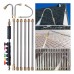 10-Piece Stainless Steel Pressure Washer Extension Wand Set – 1/4" Quick-Connect, 4000 PSI