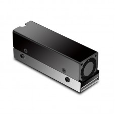 JIUSHARK M.2 2280 SSD Heatsink with 6000RPM SSD Cooling Fan – PCIe 4.0 Aluminum Cooling and Thermal Fins