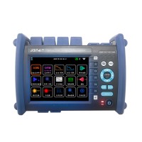 JW3302T 12-IN-1 OTDR 1310/1550/1490 37/35/35dB Optical Time Domain Reflectometer with 5.6-inch Touch Screen