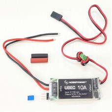 Hobbywing 10A UBEC DC-DC Regulated Ultra Battery Elimination Circuit Support 3-14S Lithium Battery Group Input