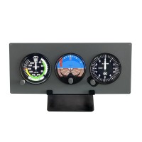 Wefly C172 Standby Instrument Flight Simulator Instrument Compatible with X-Plane/MSF2020/2024/Prepar3D/FSX