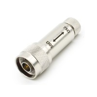 DC-3GHz Impedance Converter 75ohms-50ohms RF Impedance Transformer (N-Type Male to F-Type Male Connector)
