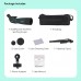 SVBONY Deep Green (19mm Eyepiece) SV28Plus 25X-75X 70MM Lens Spotting Scope HD Monocular for Bird Watching