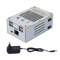 Mini MiSTer Game Console Cyclone V SoC FPGA Development Board (White Case) with 32GB TF Card