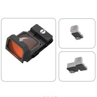 Set of CHI Red Dot Telephoto Device Fast-Focus Camera Telephoto Lens External Viewfinder with Bases